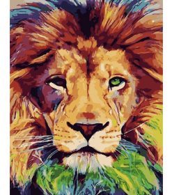 Lion Portrait Paint By Numbers