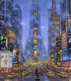 Main Street In NYC Paint By Numbers