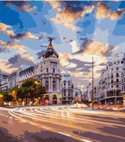Main Street Madrid Paint By Numbers