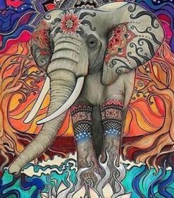 Majestic Elephant Paint By Numbers