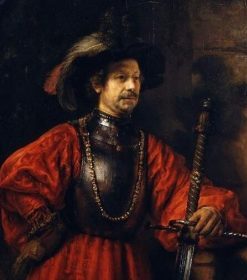 Man in Military By Rembrandt Paint By Numbers