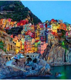 Manarola At Night Paint By Numbers