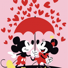 Mickey And Minnie Paint By Numbers