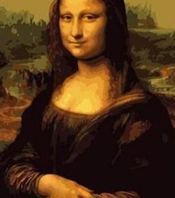 Mona Lisa By Leonardo Paint By Numbers