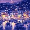Monaco Under Moonlight Paint By Numbers