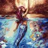 Moonlight Mermaid Paint By Numbers