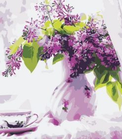 Morning With Lilac Flowers Paint By Numbers