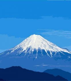 Mount Fuji Landscape Paint By Numbers