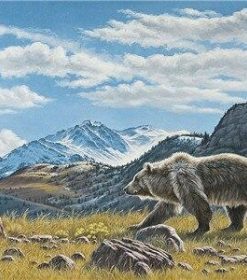 Mountain Bear Paint By Numbers