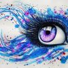 Multi Colored Eyes Paint By Numbers