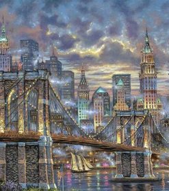 New York Lights Paint By Numbers