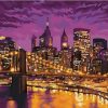New York at Night Paint By Numbers