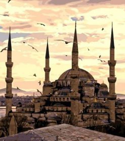 Ottoman Architecture in Istanbul Paint By Numbers