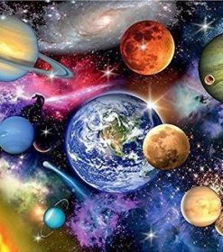 Outer Space Planets Paint By Numbers