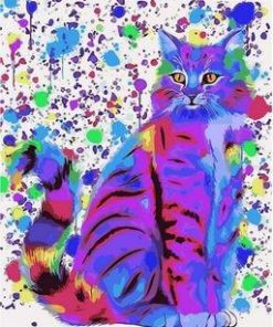 Painted Cat Paint By Numbers