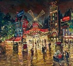 Paris at Night Paint By Numbers