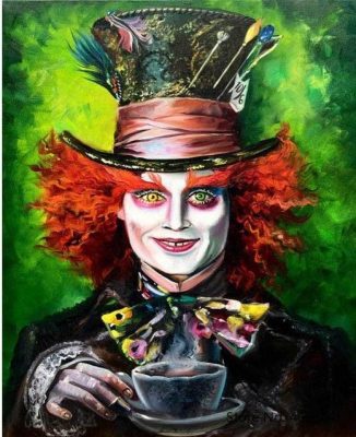 Mad Hatter People Painting by numbers