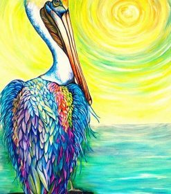 Pelican Artwork Paint By Numbers