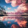 Pink Clouds Paint By Numbers
