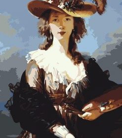Portrait in a Straw Hat Paint By Numbers