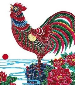 Red Chicken Paint By Numbers
