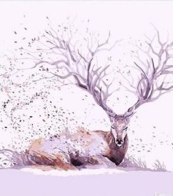 Resting Deer Paint By Numbers