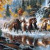 River Horse Paint By Numbers