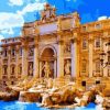 Roman Trevi Fountain Paint By Numbers
