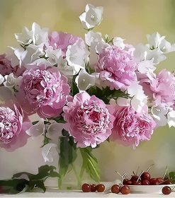 Romantic Flowers Paint By Numbers