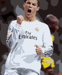 Ronaldo With Real Madrid Paint By Numbers