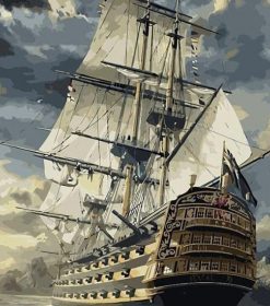 Sail Ship Paint By Numbers