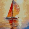 Sailing Boat Art Paint By Numbers