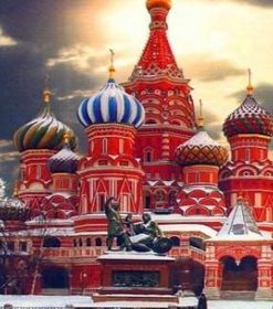 Saint Basil's Cathedral Paint By Numbers