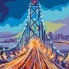 San Francisco Bridge Paint By Numbers