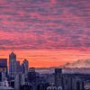 Seattle Washington Sunset Paint By Numbers