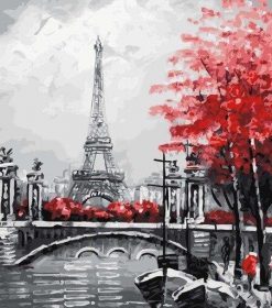 Seine River Paris Paint By Numbers