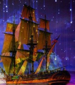 Ship Starry Night Paint By Numbers