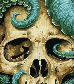 Skull Octopus Paint By Numbers