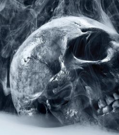 Skull and Smoke Paint By Numbers