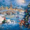 Snowy Christmas Celebration Paint By Numbers