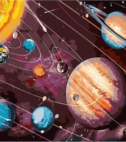 Solar System Paint By Numbers