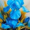 Spring Blue Flower Paint By Numbers