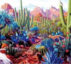 Succulents Desert Paint By Numbers