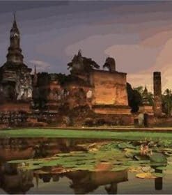 Sukhothai Historical Park Paint By Numbers