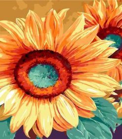Sunflowers Morning Paint By Numbers
