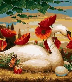 Swan Still Life Paint By Numbers