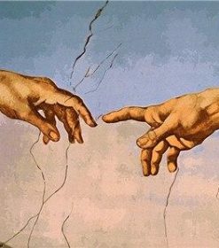 The Creation of Adam By Michelangelo Paint By Numbers