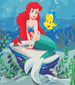 The Little Mermaid Paint By Numbers