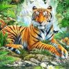Tiger in The Virgin Forest Paint By Numbers