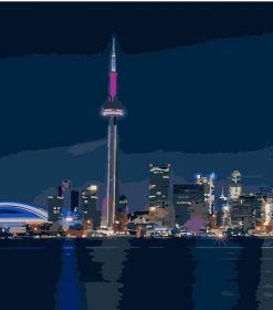 Toronto Skyline Paint By Numbers